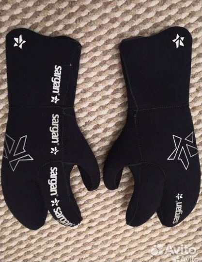 Рукавицы трехпалые 9мм