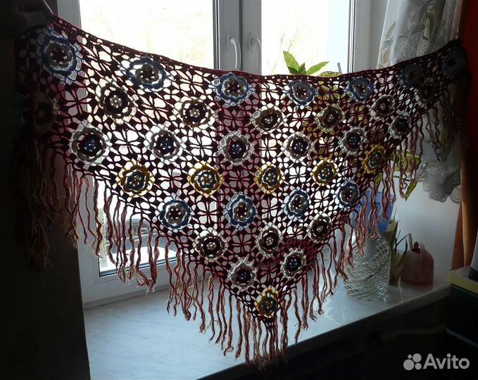 Шаль Шерстяная oggi Треугольная 105x155 см