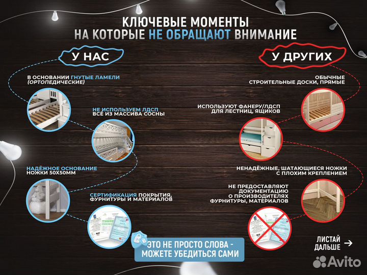 Детская кровать для двоих