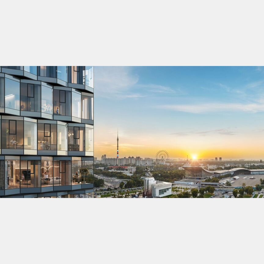 1-к. квартира, 40,1 м², 6/17 эт.