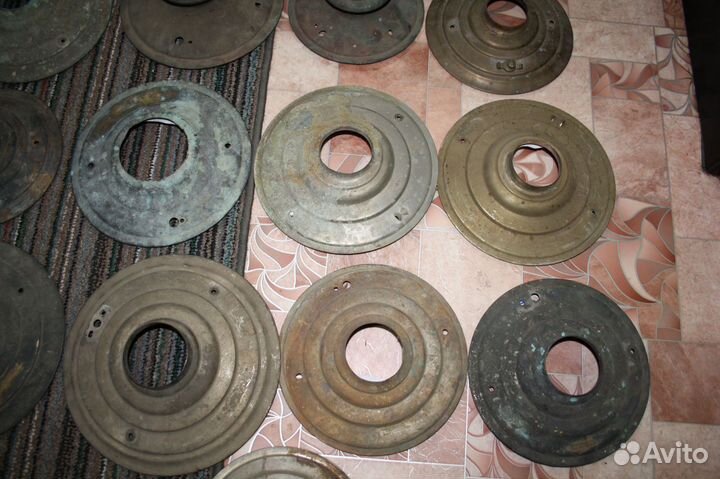 Старинные крышки от самоваров12шт/конфорки,З/части