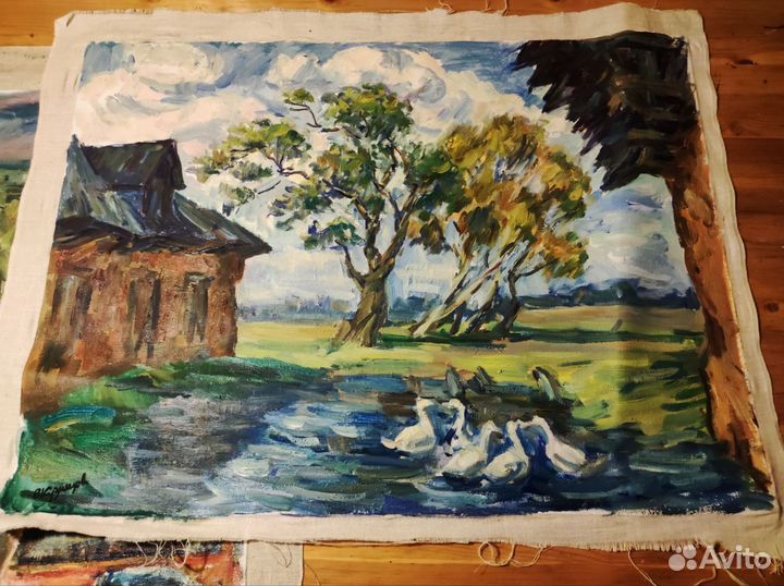 Картины холст масло В. Кузнецов