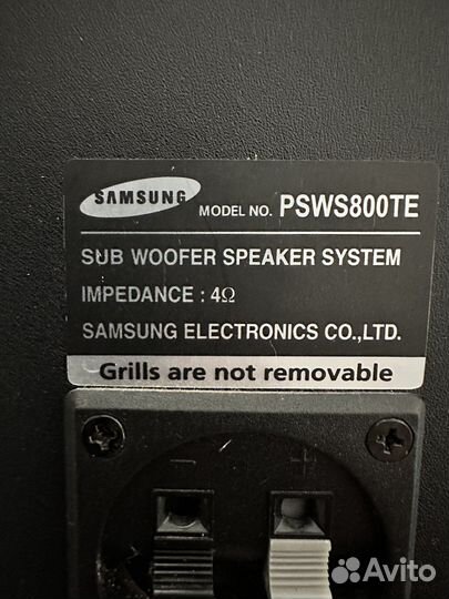 Домашний кинотеатр samsung psws800te