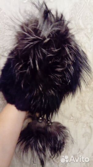 Шапка зимняя меховая женская