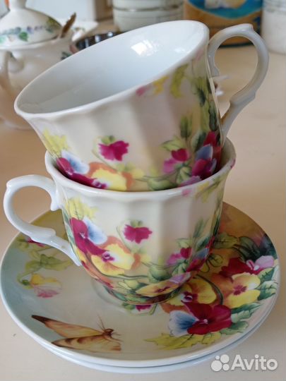 Чашка с блюдцем