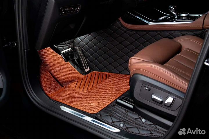 3D Коврики Range Rover Салон Багажник из Экокожи