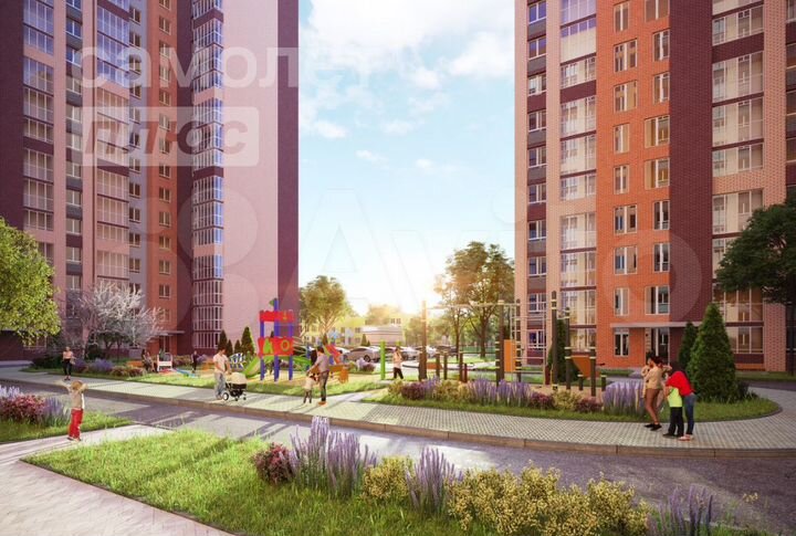 3-к. квартира, 86,2 м², 8/16 эт.