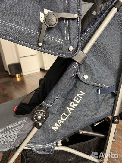 Коляска-трость maclaren quest sport denim indigo
