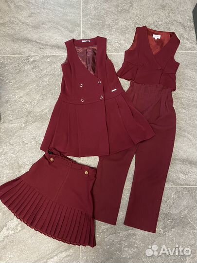 Форма школьная бордовая