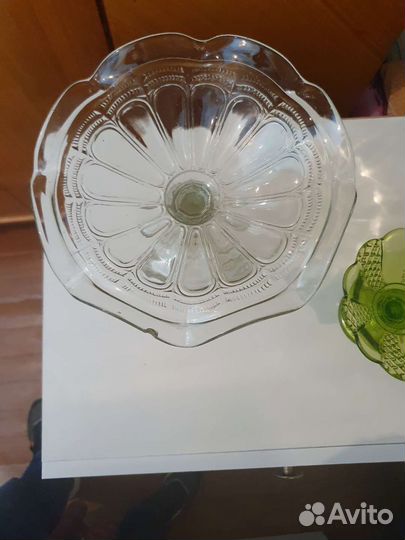 Хрустальная ваза конфетница СССР