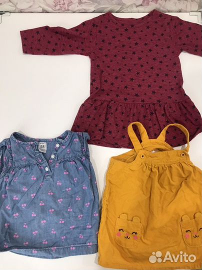 Фирменная Одежда для девочки пакетом размер 80 74