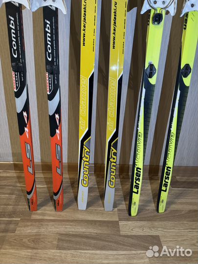 Лыжи 180 см комплект