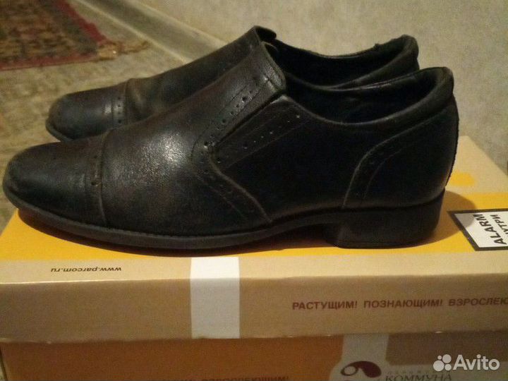 Школьные черные туфли р.34