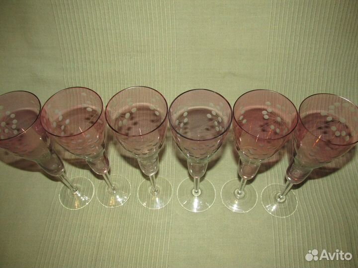 Фужеры Одуванчик.Завод кдо1. Коллекционные