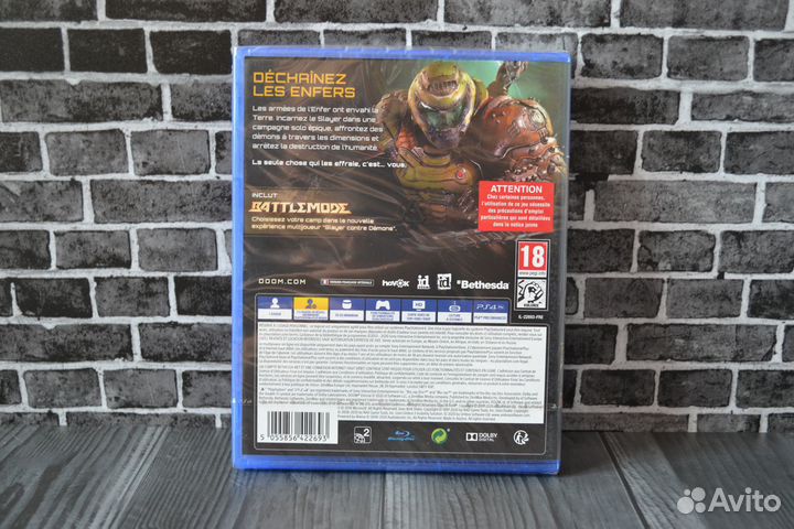 Doom Eternal диск PS4 (новый)