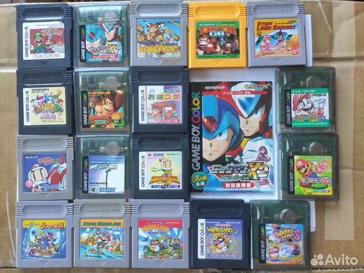 GameBoy игры лицензия JP Original Color