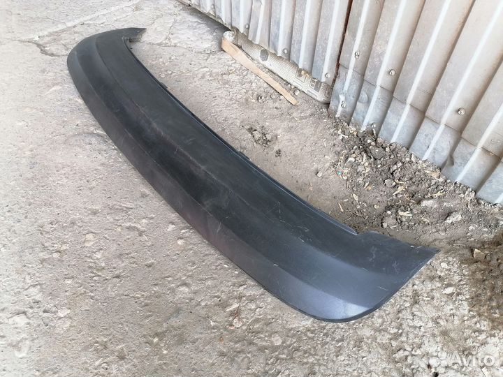 Юбка заднего бампера Skoda rapid 1