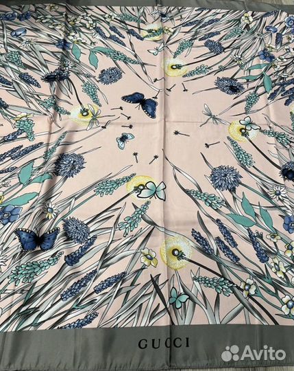 Шелковый платок gucci разные цвета