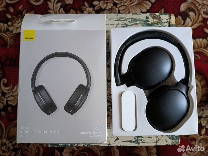 Беспроводные наушники baseus d02 pro