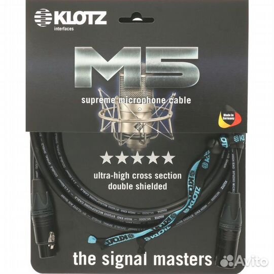 Кабель микрофонный Klotz M5FM10