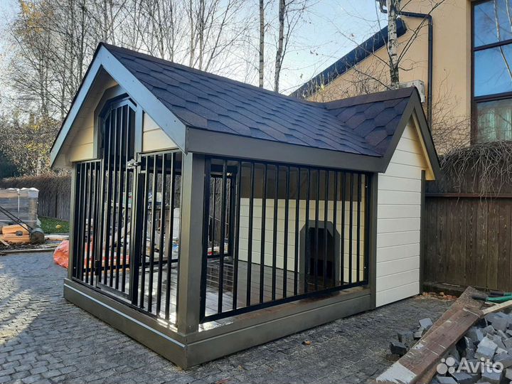 Вольер для собак зимний