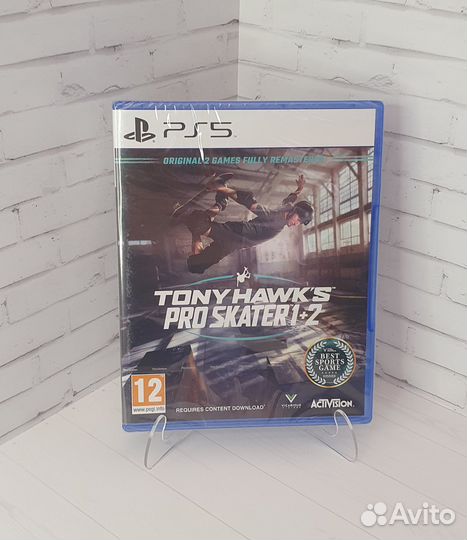Tony Hawk Pro Skater 1+2 PS5 диск