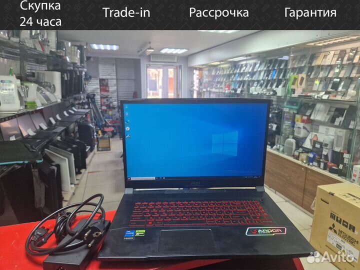 Ноутбук MSI Katana Intel core i5-11260H