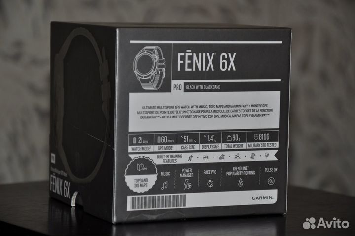 Garmin Fenix 6X Pro (новые, открыты)