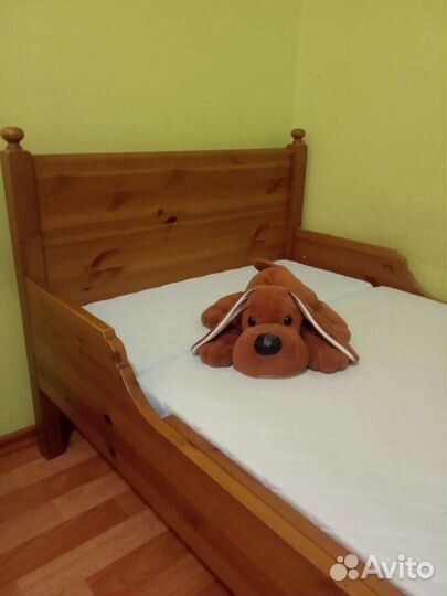 Кровать IKEA раздвижная и матрас