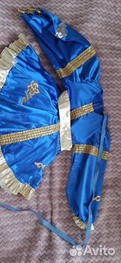 Платье для девочки синее