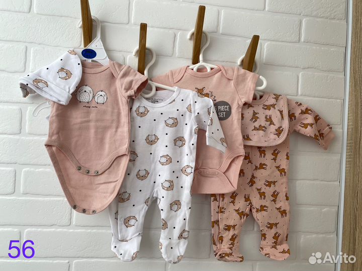 Вещи пакетом для девочки 56-74