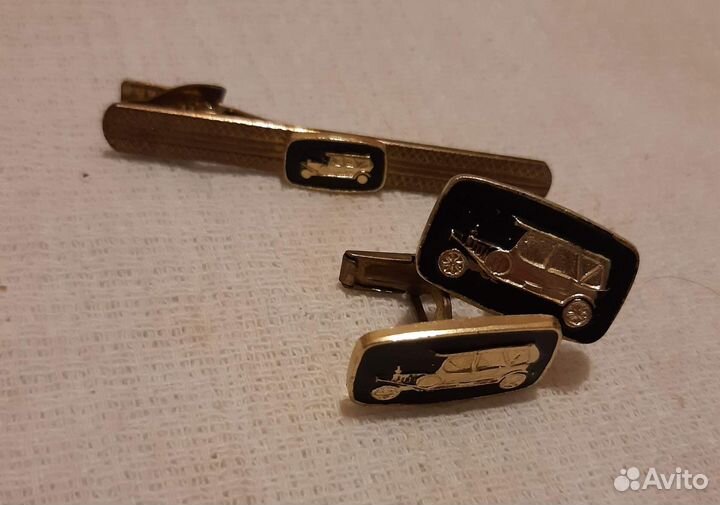 Запонки в комплекте СССР 70-ые