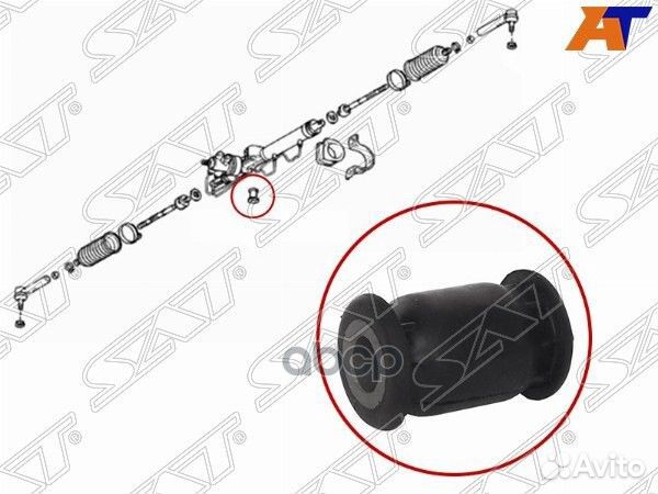 Сайлентблок рулевой рейки chery tiggo T11/vortex