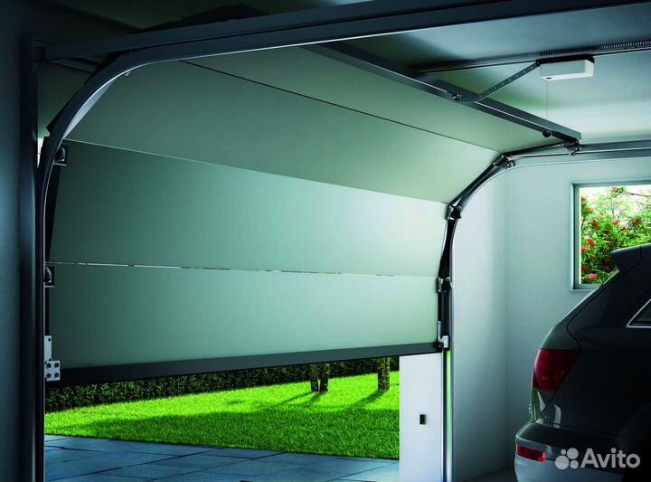 Ворота гаражные секционные, ворота откатные