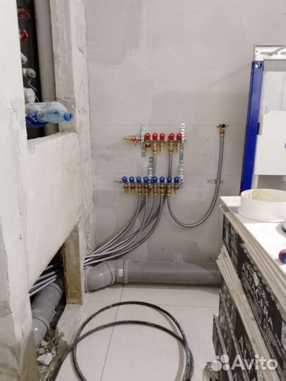 Монтаж систем отопления, водоснабжение и канализац