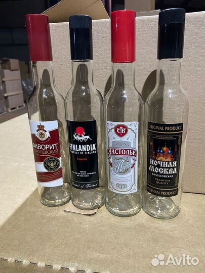 Бутылка стеклянная/комплекты