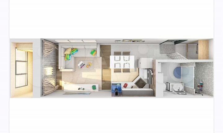 Квартира-студия, 27,5 м², 5/25 эт.