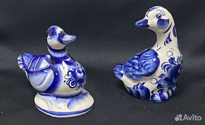 Гжель Утка Фарфор