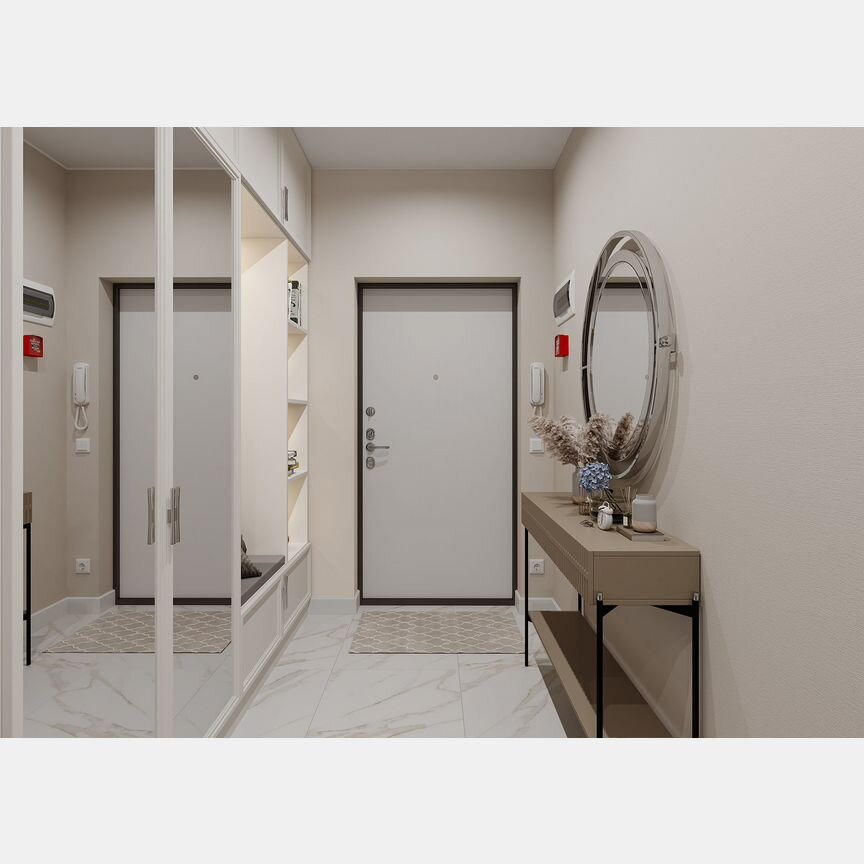 2-к. квартира, 56,4 м², 16/17 эт.