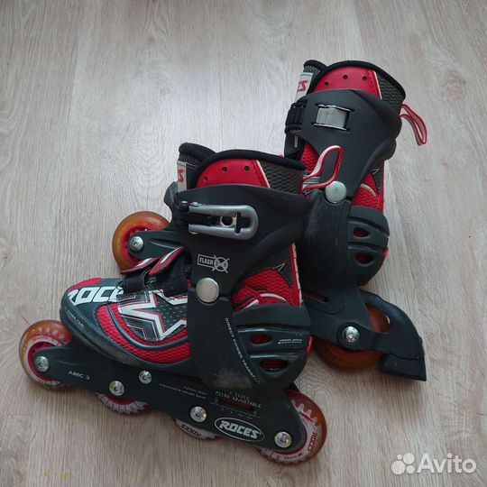 Роликовые коньки раздвижные Roces 30-35 размер