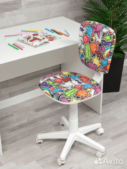Кресло детское с принтом