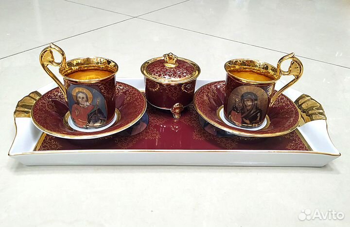 Чешский фарфор Leander для двоих