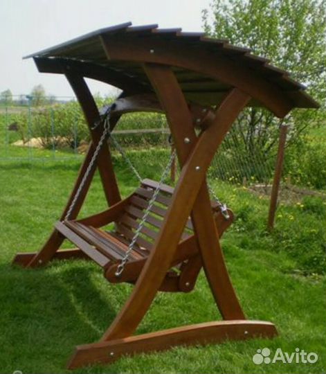 Качели садовые на авито
