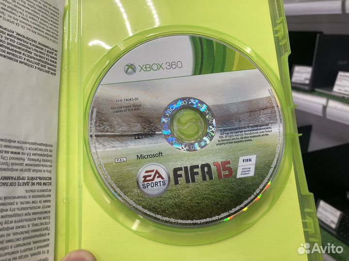 Диск FIFA 15 Xbox360