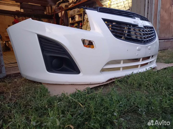 Бампер оригинал chevrolet cruze передний в сборе
