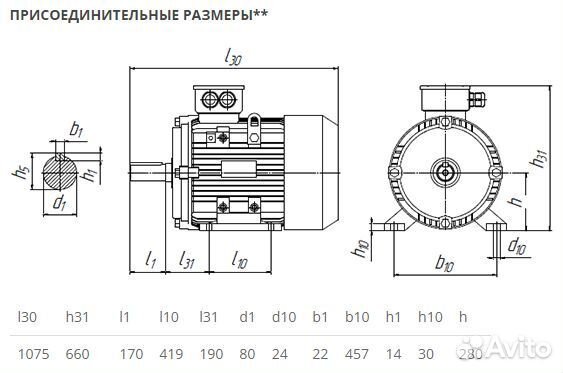 Электродвигатель аир 280М6 (90кВт-1000об) новый