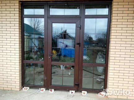 Двери пвх входные