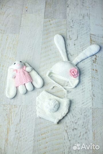 Вязанный детский костюм для фотосессии 