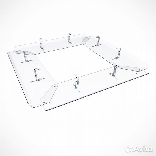 Экран для кондиционера потолочный 800-950 мм