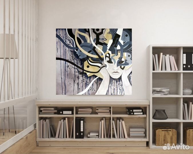 Картина маслом на холсте Абстракция